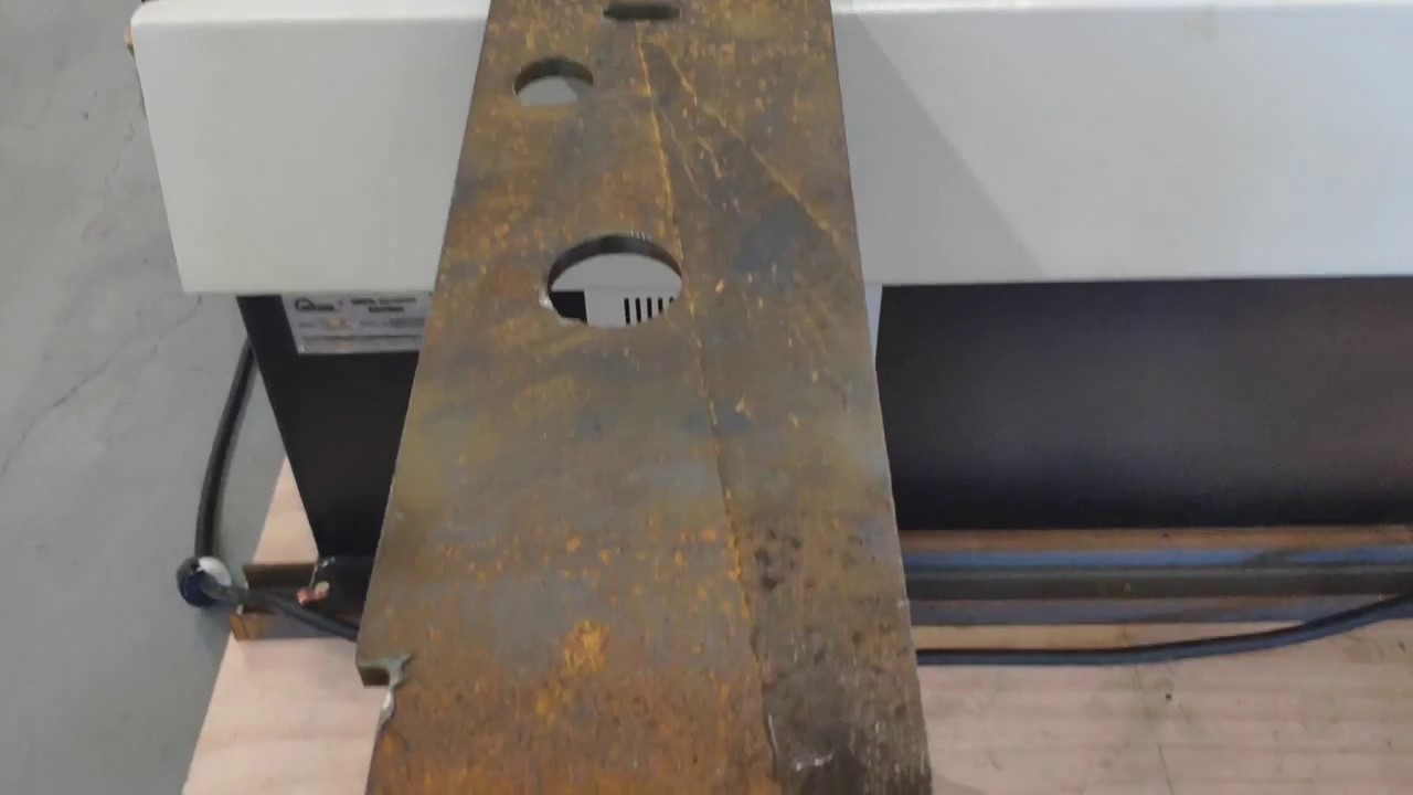 Jonsen Sander SG1030-JS+D de-slagging performance (plasma cutting parts)