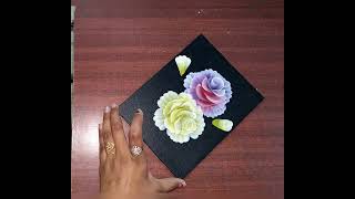 Acrylic Painting | Easy Canvas Painting | Beautiful Flower #painting #shorts