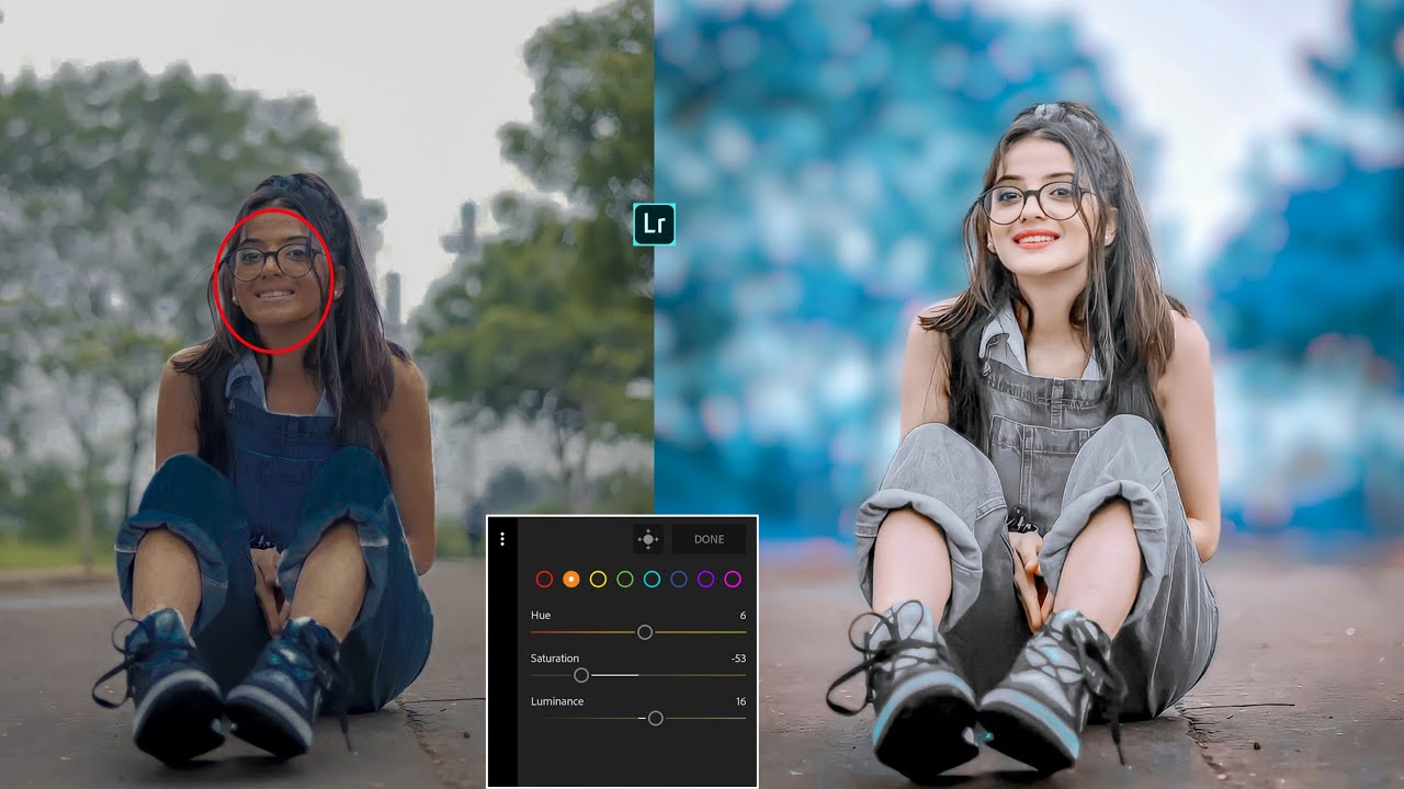 Lightroom Face Smooth & White Photo Editing | Lightroom Background Blur Photo Editing