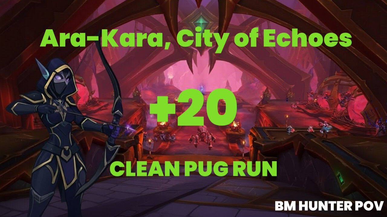 Dark Ranger BM Hunter | Ara-Kara, City of Echoes +20 | PUG RUN | S3 M+ WoW TWW