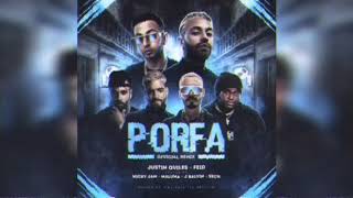 Feid - PORFA (Audio / Remix ) - Justin Quiles, Nicky Jam, Maluma, J.Balvin, Sech