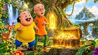 Motu Patlu Aur Jungle Ka Khazana 🗝️💰 | Mysterious Golden Door & Treasure Adventure | Hindi Cartoon