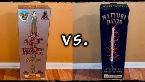 5” Excalibur Platinum vs. 5” Hattori Hanzo Canister Shell BATTLE