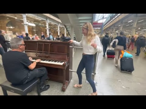 Boogie Woogie Queen Gets A Police Escort To The Piano