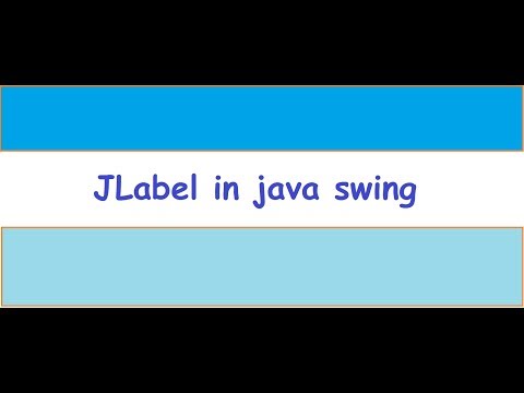 JLabel in swing How to add JLabel into JFrame JLabel and JFrame