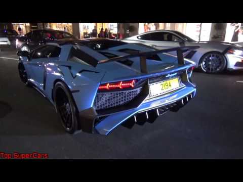 SuperCars During Night Shift In London SuperCars During Night Shift In London