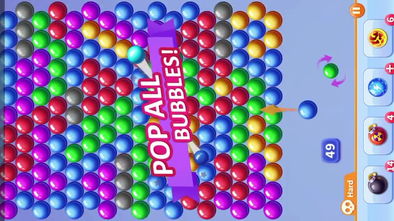 Bubble shooter Android gameplay l bubble shooter l bubble shooter game level 8 to10 l Bubble Shooter