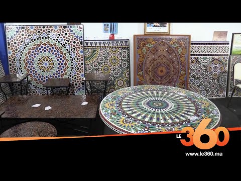 360  جولة لاكتشاف أنواع الفخار والزليج المعروض داخل المعرض الوطني بفاس