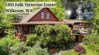 Historic 1895 Folk Victorian Estate For Sale in Wilkeson, WA