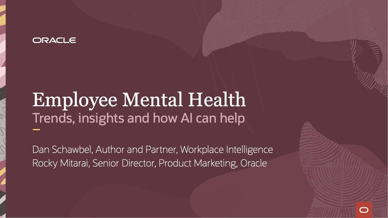 Employee Mental Health: Trends, insights and how AI can help