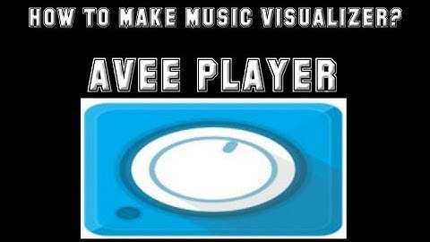 #1HOW TO MAKE MUSIC VISUALIZER USING AVEE PLAYER?
