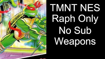 TMNT (NES) Raph Only No Subweapons - Mike Matei Live