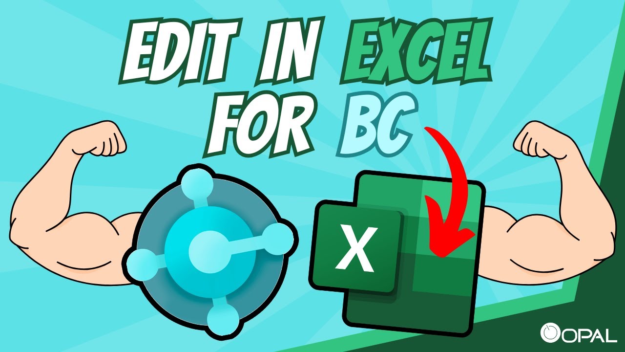 Edit in Excel in Dynamics 365 Business Central