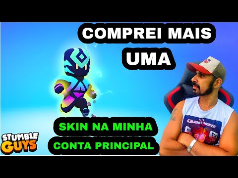 COMPREI MAIS UMA SKIN NA MINHA CONTA PRINCIPAIL NO STUMBLE GUYS #wrgames