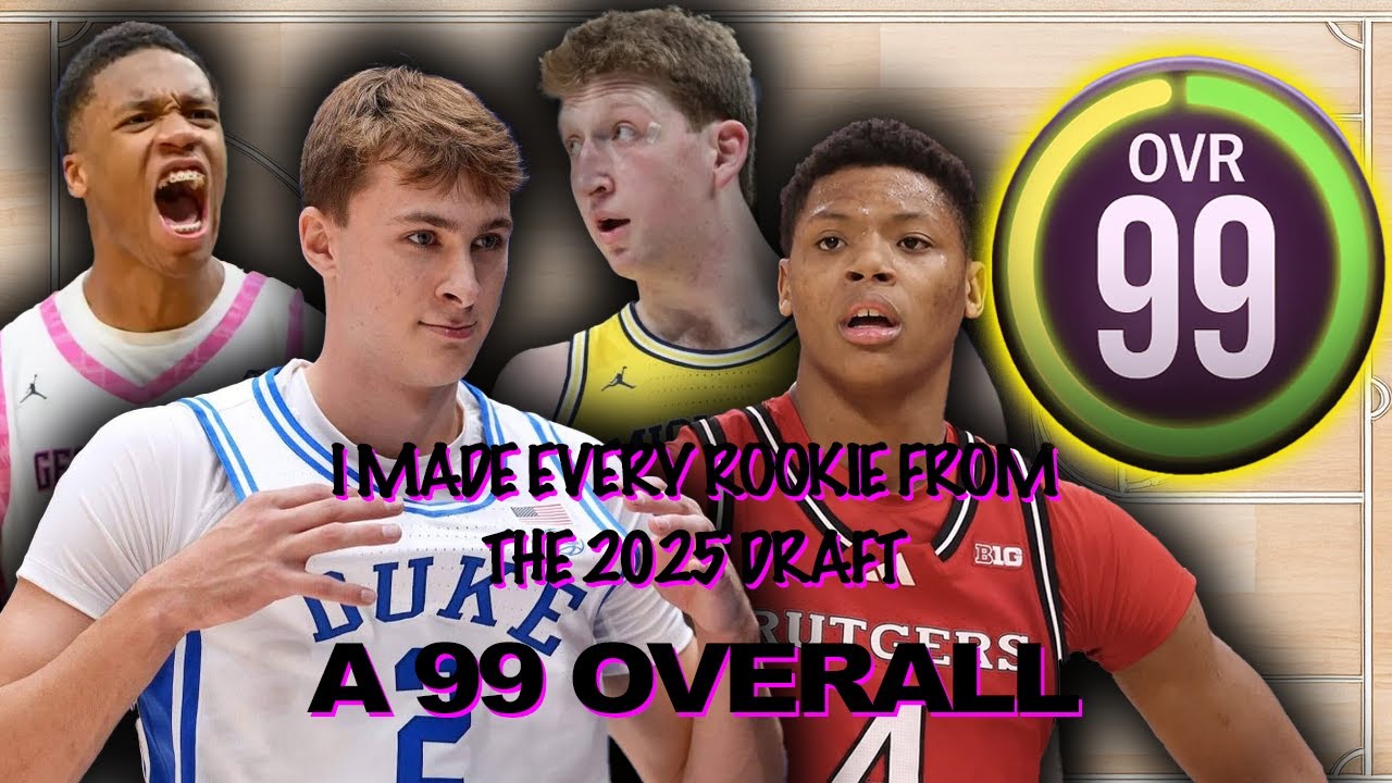 I GAVE EVERY NEW ROOKIE 99 POTENTIAL - NBA 2K25 Simultion