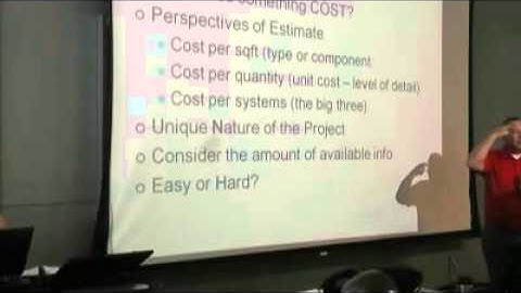 Conceptual Estimating part 1