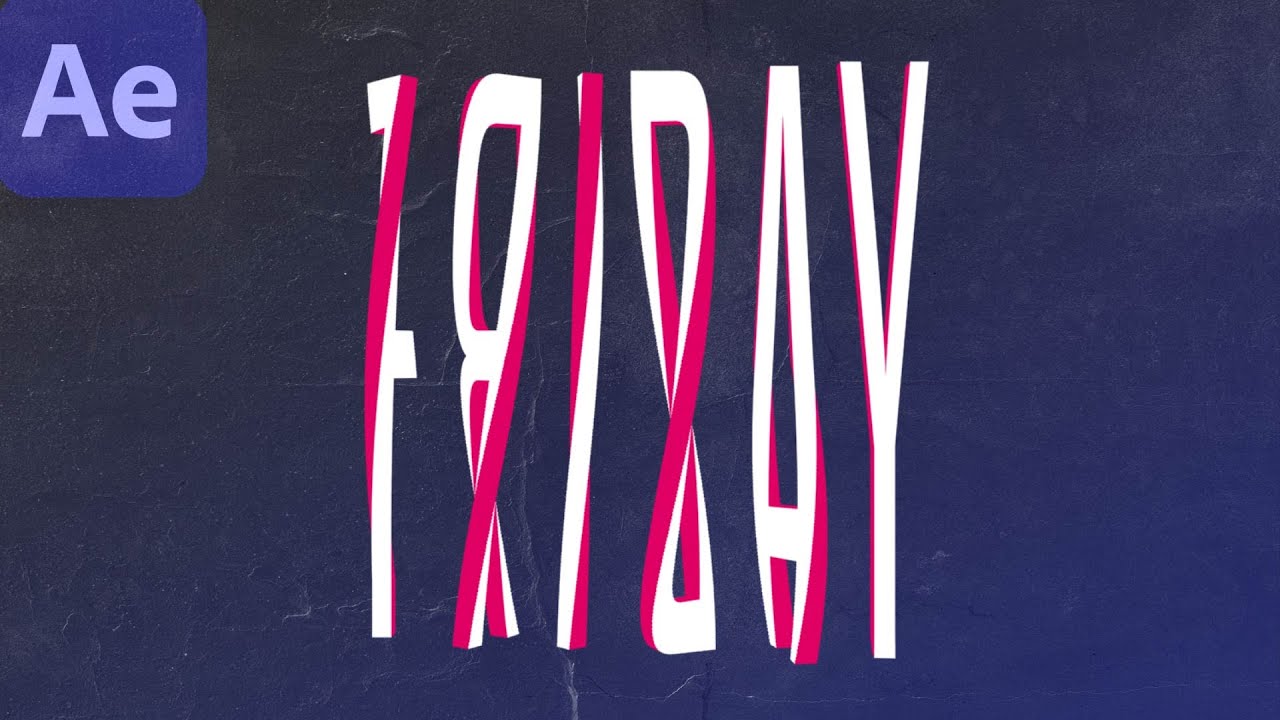 Twist Letter Animation [After Effects Tutorial]