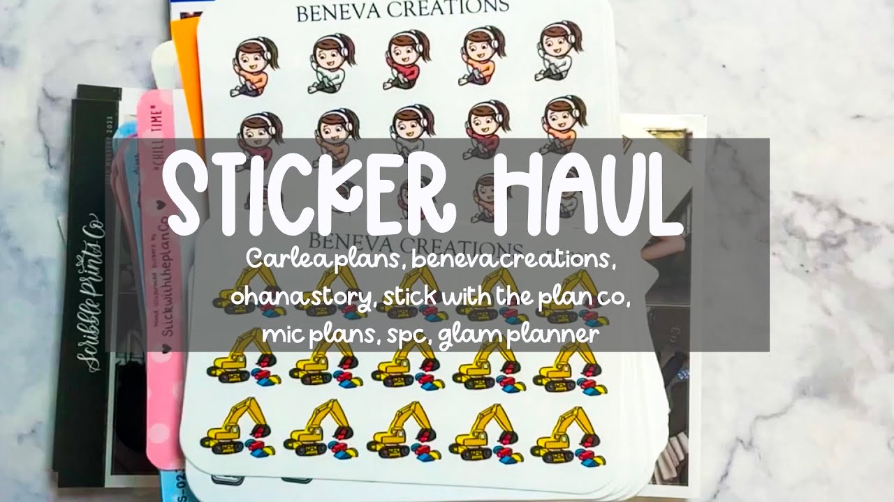 Sticker Haul Ft 