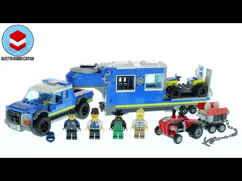 LEGO City 60315 Police Mobile Command Truck - LEGO Speed Build Review