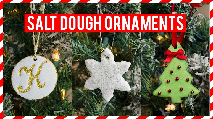 HOW TO MAKE CHRISTMAS SALT DOUGH ORNAMENTS | Simpl...