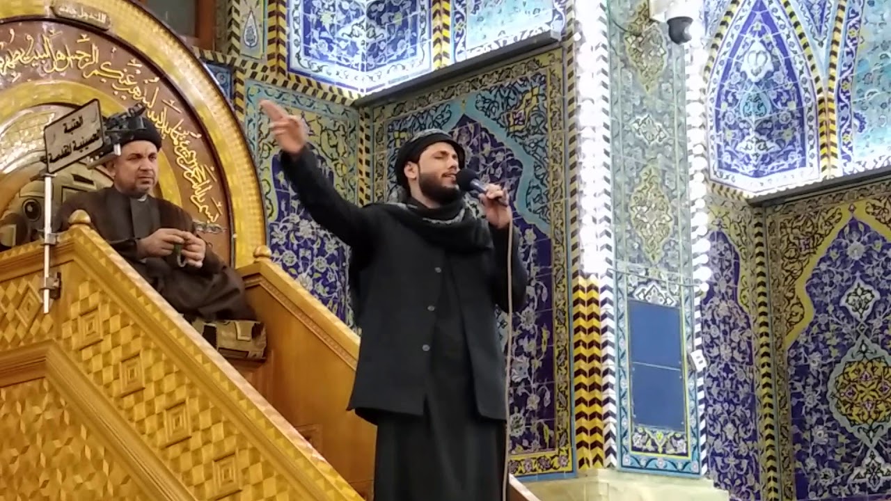 بكاء الحاضرين في الصحن الحسيني .جديد مرتضى حرب