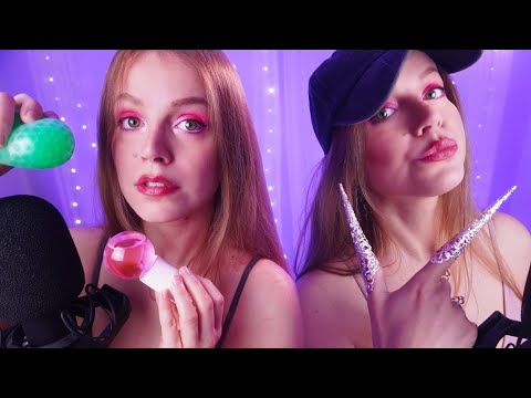 ASMR TWINS TE DAN TINGLES DE OREJA A OREJA EN ESPAÑOL Y ARGENTINO