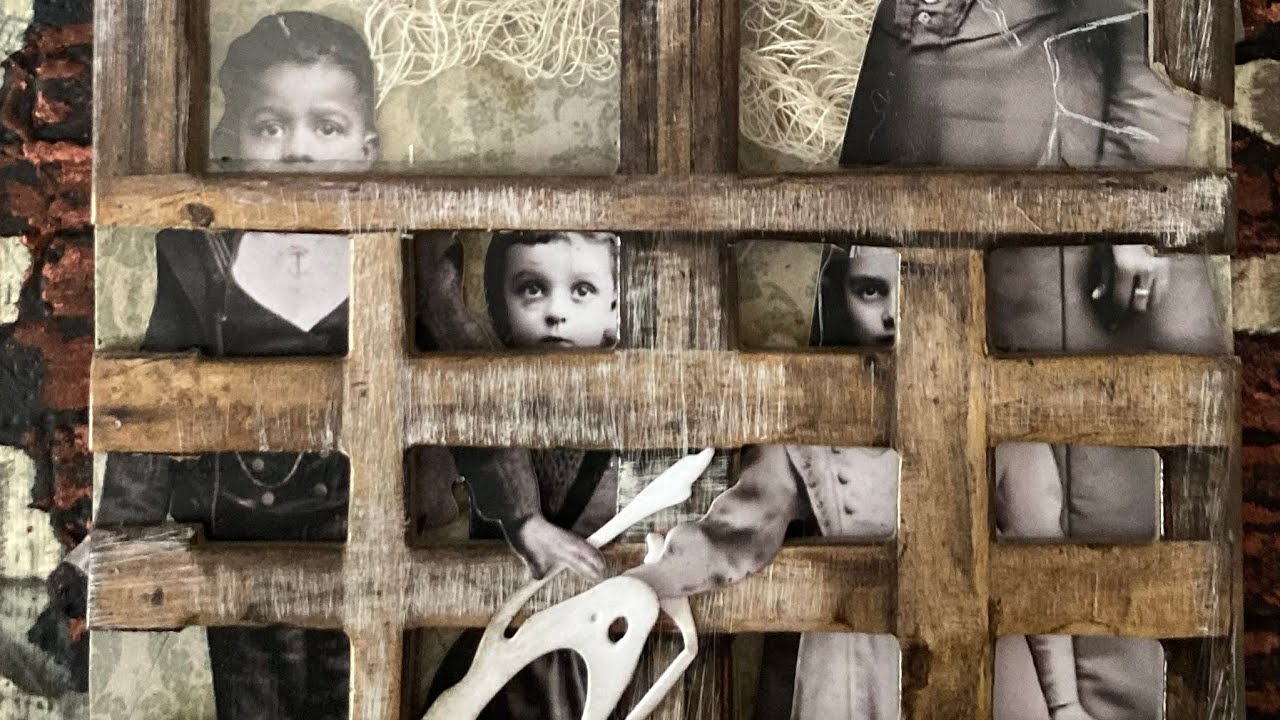 Spooky Halloween Altered Clipboard