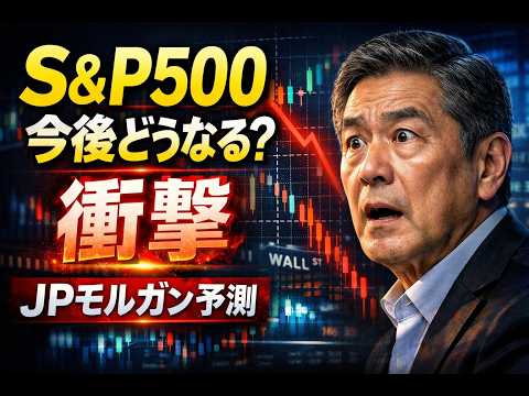 【衝撃】S&P500はまだ上がる？JPモルガンが2026年予測を ...