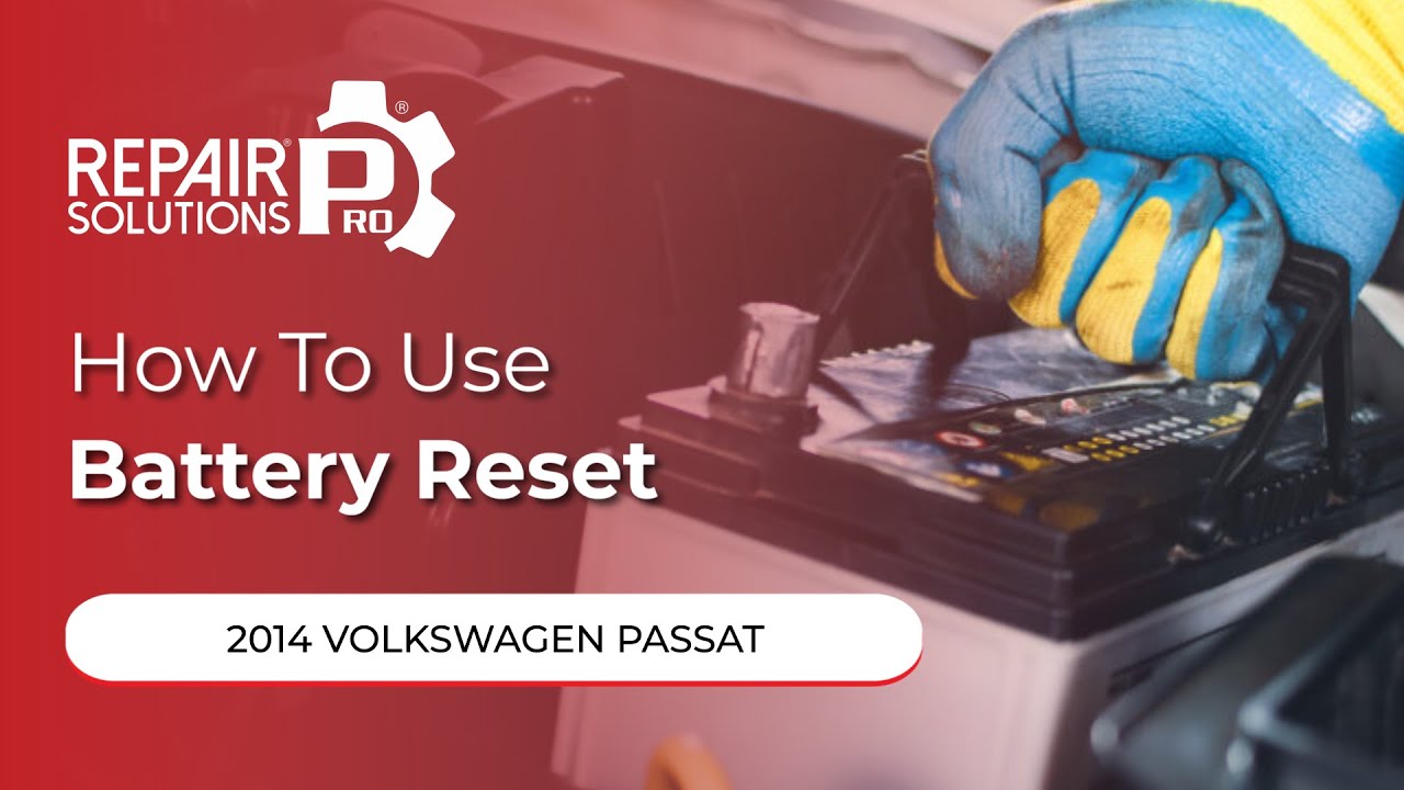 How to Use Battery Reset Function on SDS | 2014 Volkswagen Passat - YouTube