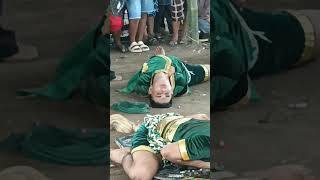 Njepat massal Jathilan #dhorjolodoro eh ada yg mau lari akhirnya kerasukan juga #kesenianjathilan