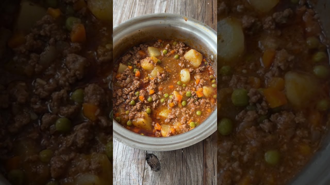 Ground Beef Stew, Turkish Style