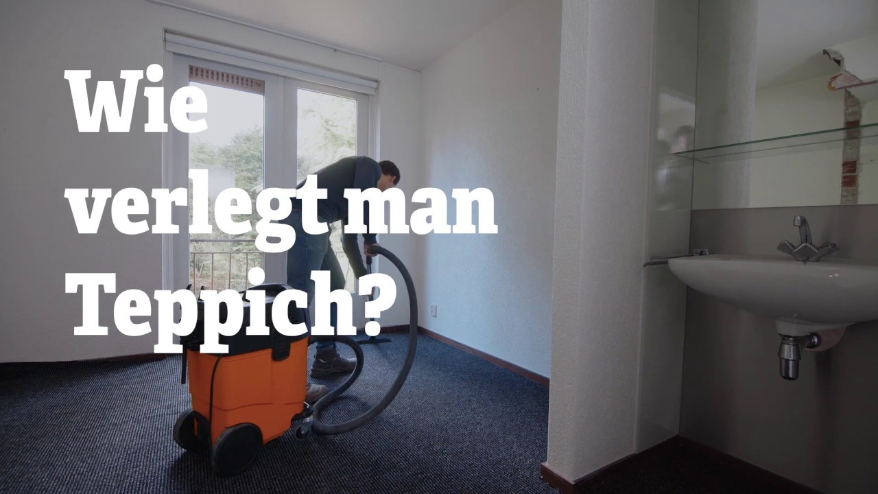 Teppich verlegen - Wie verlegt man Teppich? | RentSetGo - YouTube