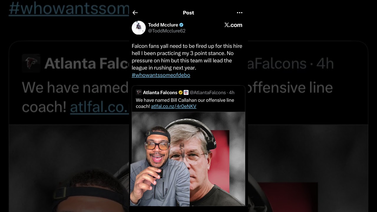 Falcons new offensive line coach is the legend Bill Callahan! 