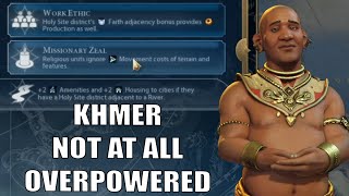 Khmer – A Masterclass in INSANE Religion Play (Maybe) - #1 Deity Khmer Civ 6