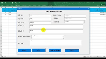 Video Tặng Phần Mềm Quản Lí Khách Hàng Bằng VBA EXCEL.