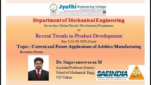 Faculty Development Programme on Recent Trends in Product Development_day 2