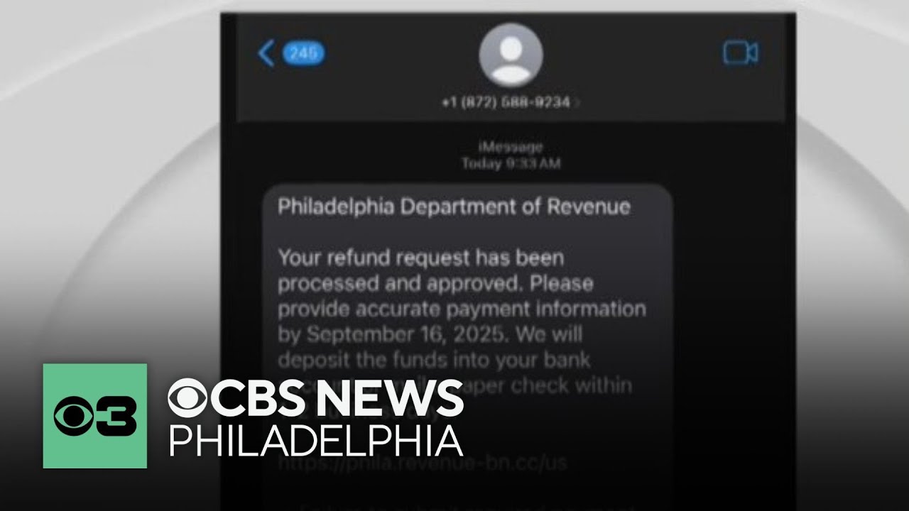 Philadelphia Department of Revenue warns of scam asking for bank info