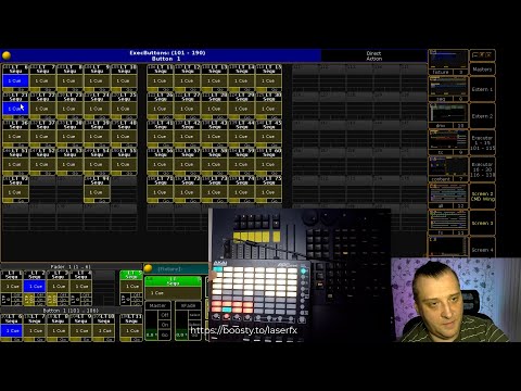 GrandMA2 и AKAI APC Mini led feedback Суперпросто