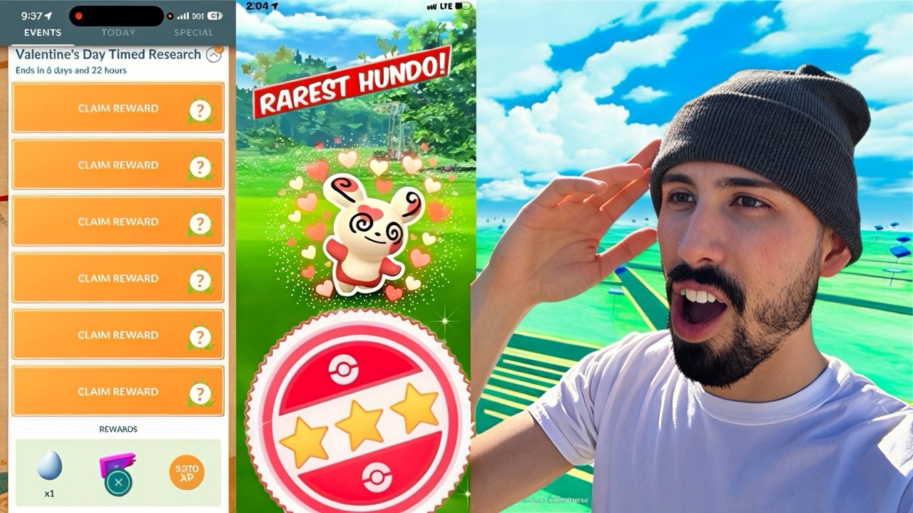 Pokemon Go Valentine’s Day 2026! 💝 (MY RAREST HUNDO EVER!) 😱 