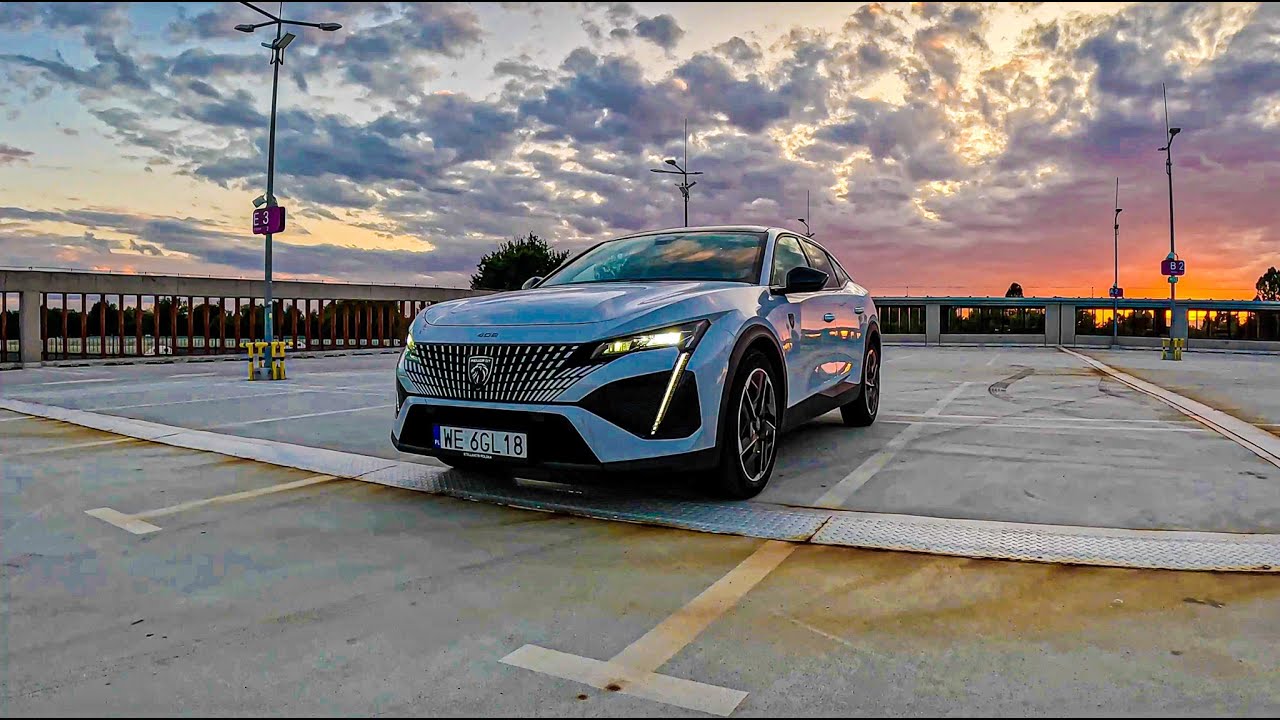 Peugeot 408 GT Night | 1.2 hybrid 145 hp | POV Test Drive #2702 Joe Black