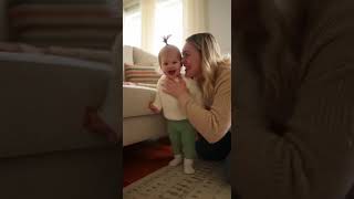 Baby Lets Go Of The Couch Then Gives The Cutest Proud Smile