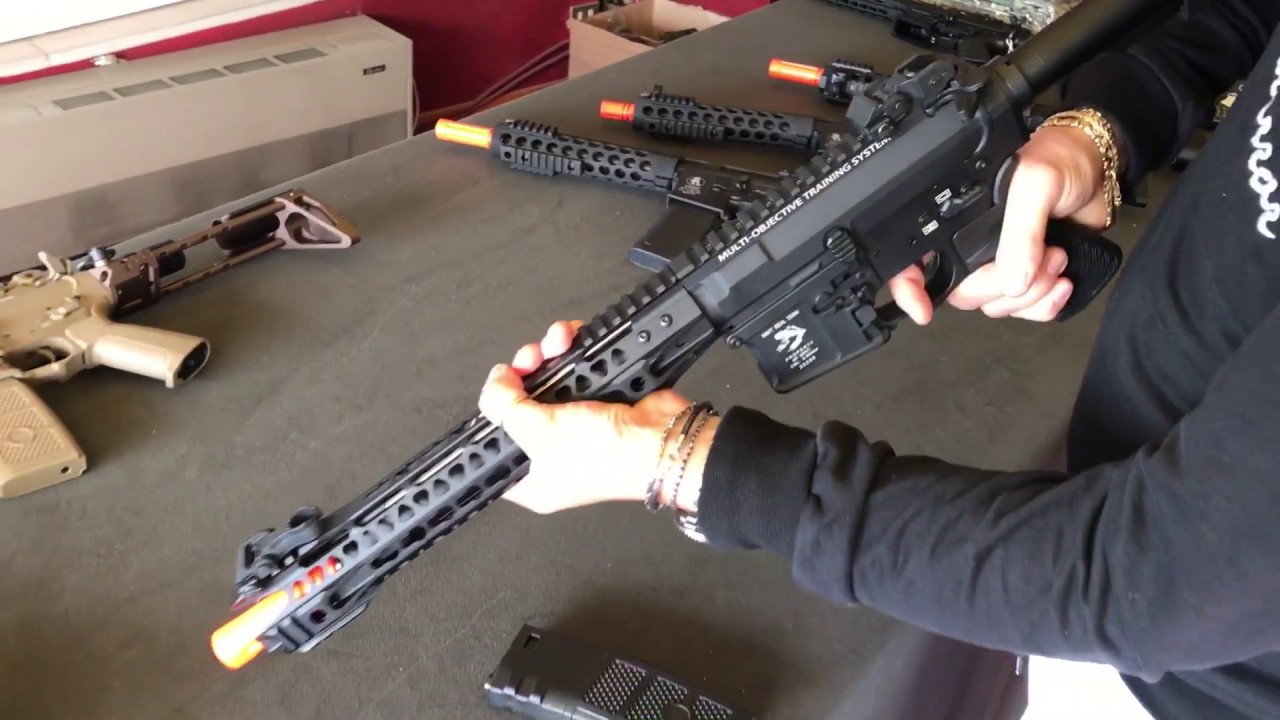 G&P Thor M4 rapid fire airsoft electric rifle YouTube