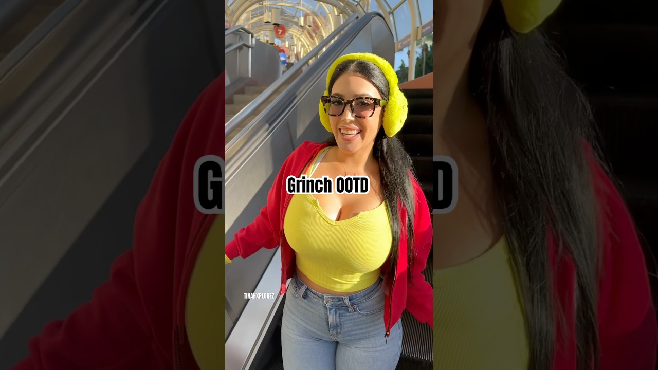 what i wore to Grinchmas #viralshort #foryou #grinch