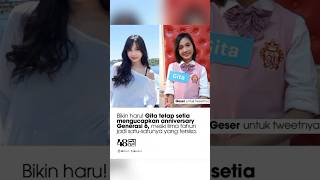 Bikin Haru Gita Tetap Setia Mengucapkan Anniversary Generasi 6 jkt48 jkt48fight gitajkt48