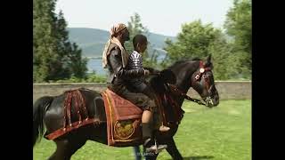 Laurence Fishburne Rides a Horse with his Son - Behind the Scenes of Othello 1995