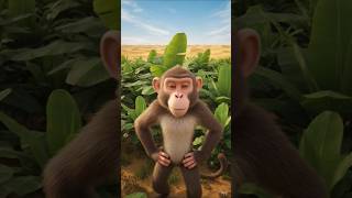 মরুভূমিতে কলার বাগান! 🍌 কিভাবে সম্ভব হলো? | A Monkey’s Miracle in the Desert (AI Animation)
