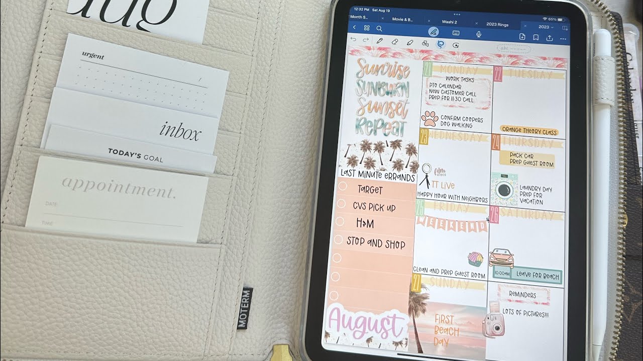 Weekly digital plan with me - YouTube