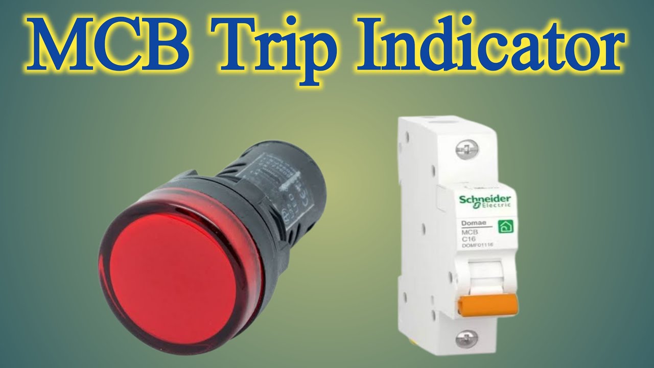 MCB Tripping Indicator Wiring Connection in Urdu | Electrical Technishan