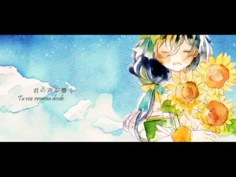 Hatsune Miku -  Scenery, Indulging in Summer / 背景、夏に溺れる (Sub Español) 【手描きPV】