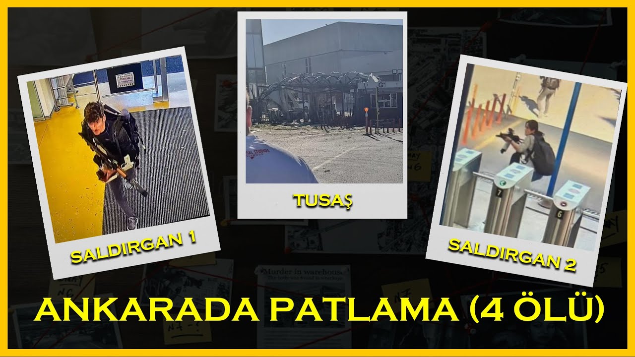 Ankara TUSAŞ'ta Terör Saldırısı /Hain Terör Saldırısı Kameralara An ve An Yansıdı